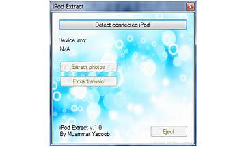 My iPod Image Extractor for Windows - Download it from Habererciyes for free